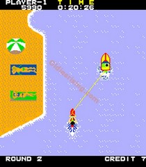 une photo d'Ã©cran de Water Ski sur Arcade